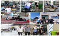 تشکیل جلسه هماهنگی با هیئت امنای حسینیه و مسجد سیدالشهدای روستای نامن و بازدید از آشپزخانه هیئت و رستوران شهر ریوند