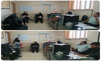 برگزاری نشست آموزشی مدیریت بحران و آمادگی بهداشتی در مرکز خدمات جامع سلامت شامکان