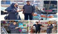 نظارت میدانی بر سلامت مواد غذایی در روستای خرسف