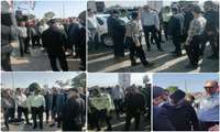 تاکید معاونت بهداشتی دانشگاه بر استانداردهای سلامت در بازدید مشترک مسئولین شهرستانهای سبزوار و داورزن از مواکب بین‌راهی