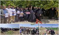  برگزاری همایش پیاده‌روی خانوادگی بمناسبت هفته سلامت و روز جهانی زمین پاک در روستای برغمد